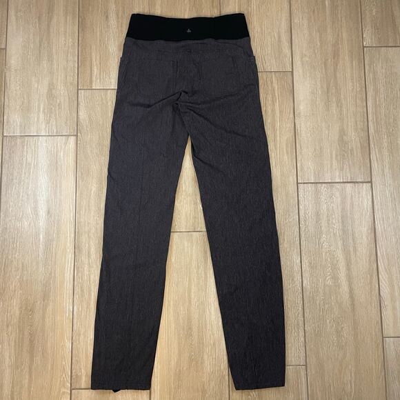 prAna Women’s Pants Size M Tall Inseam Gray Pull On Stretch Travel Hiking - Picture 2 of 10